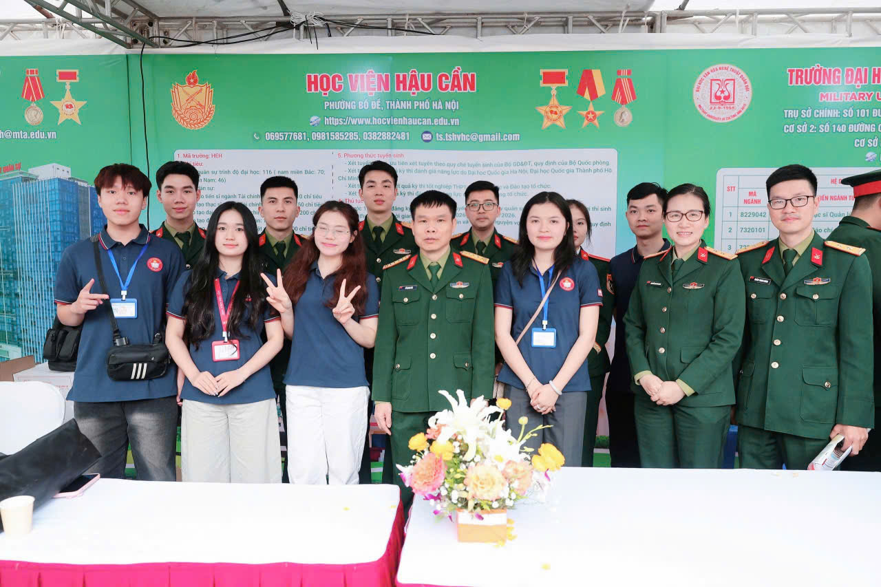 HỌC VIỆN HẬU CẦN THAM GIA NGÀY HỘI TƯ VẤN, TUYÊN TRUYỀN, HƯỚNG NGHIỆP TUYỂN SINH NĂM 2026